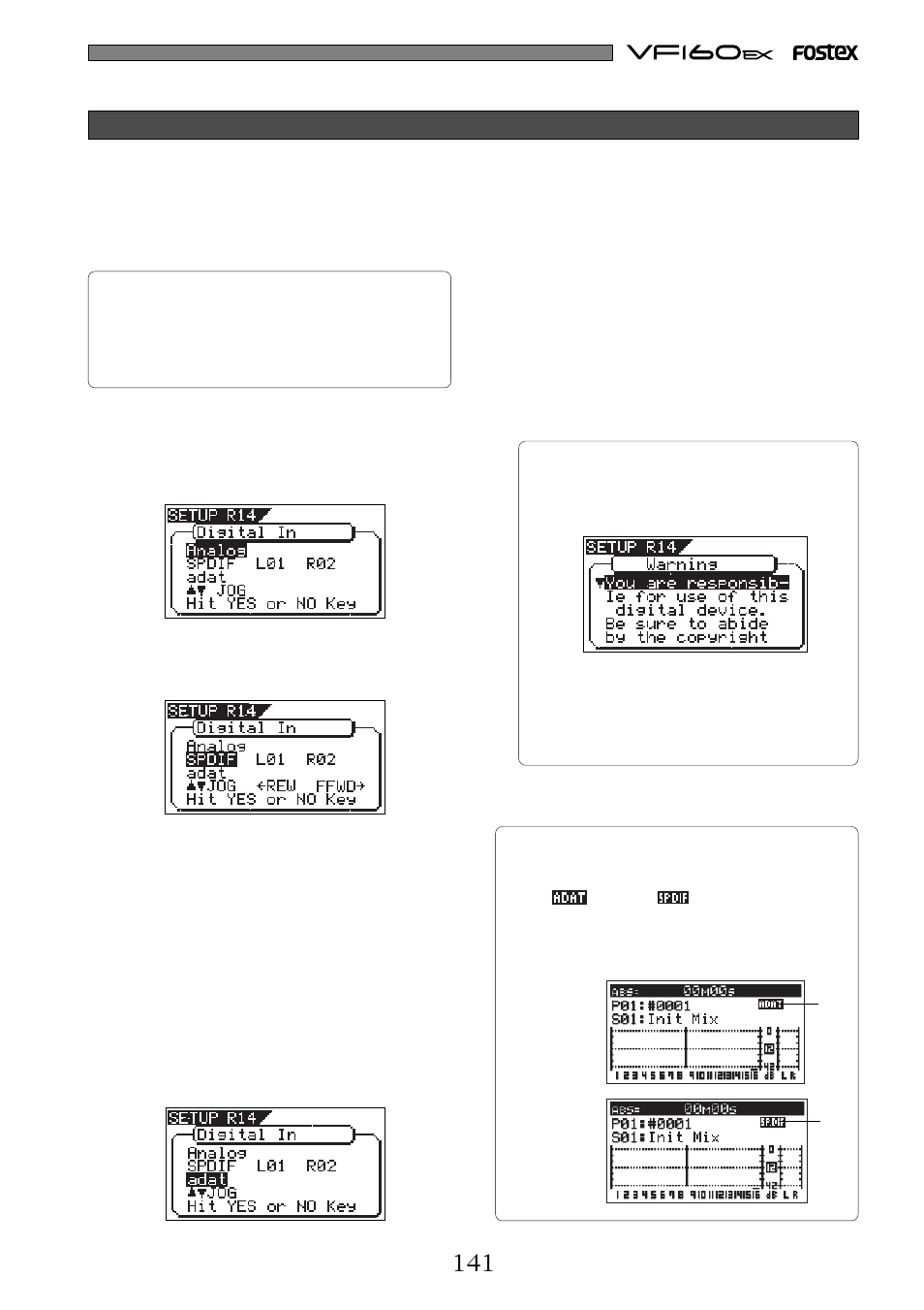 Fostex VF160EX User Manual | Page 141 / 156