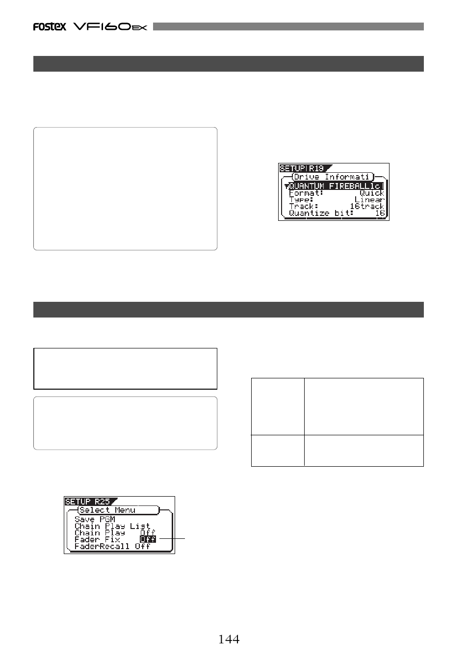 Fostex VF160EX User Manual | Page 144 / 156