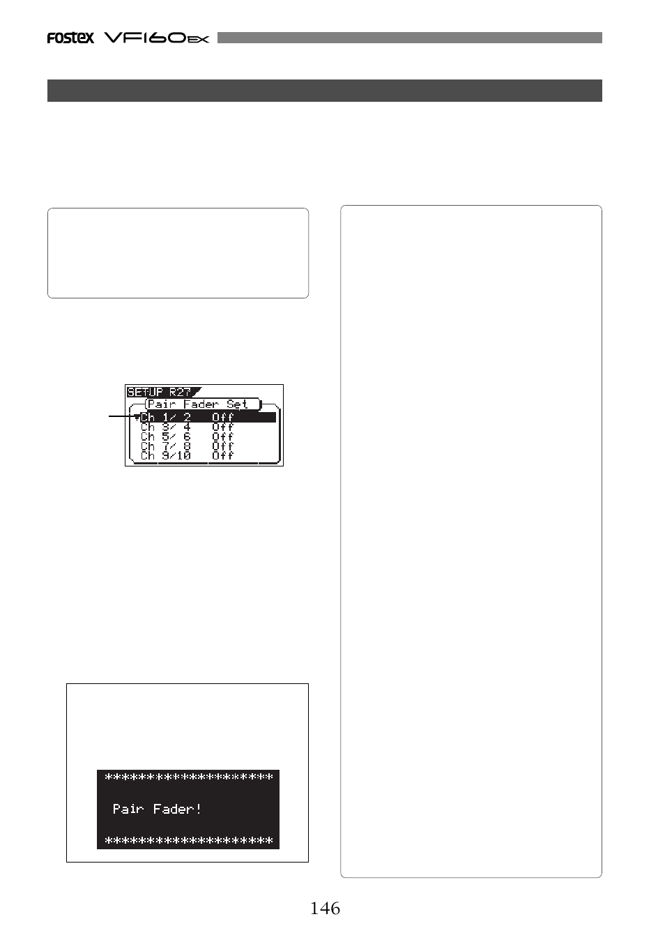 Fostex VF160EX User Manual | Page 146 / 156