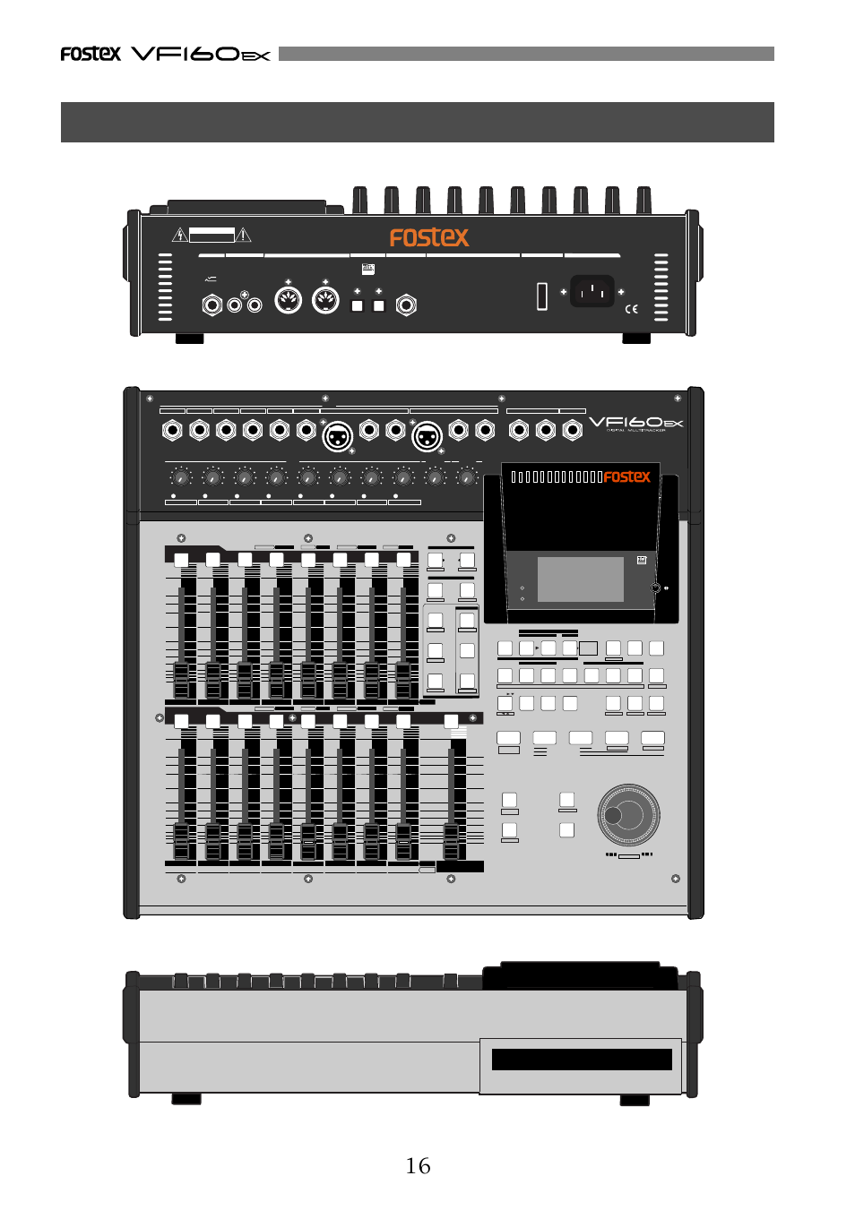 Optical | Fostex VF160EX User Manual | Page 16 / 156