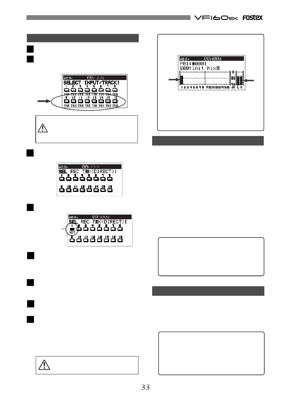 Fostex VF160EX User Manual | Page 33 / 156