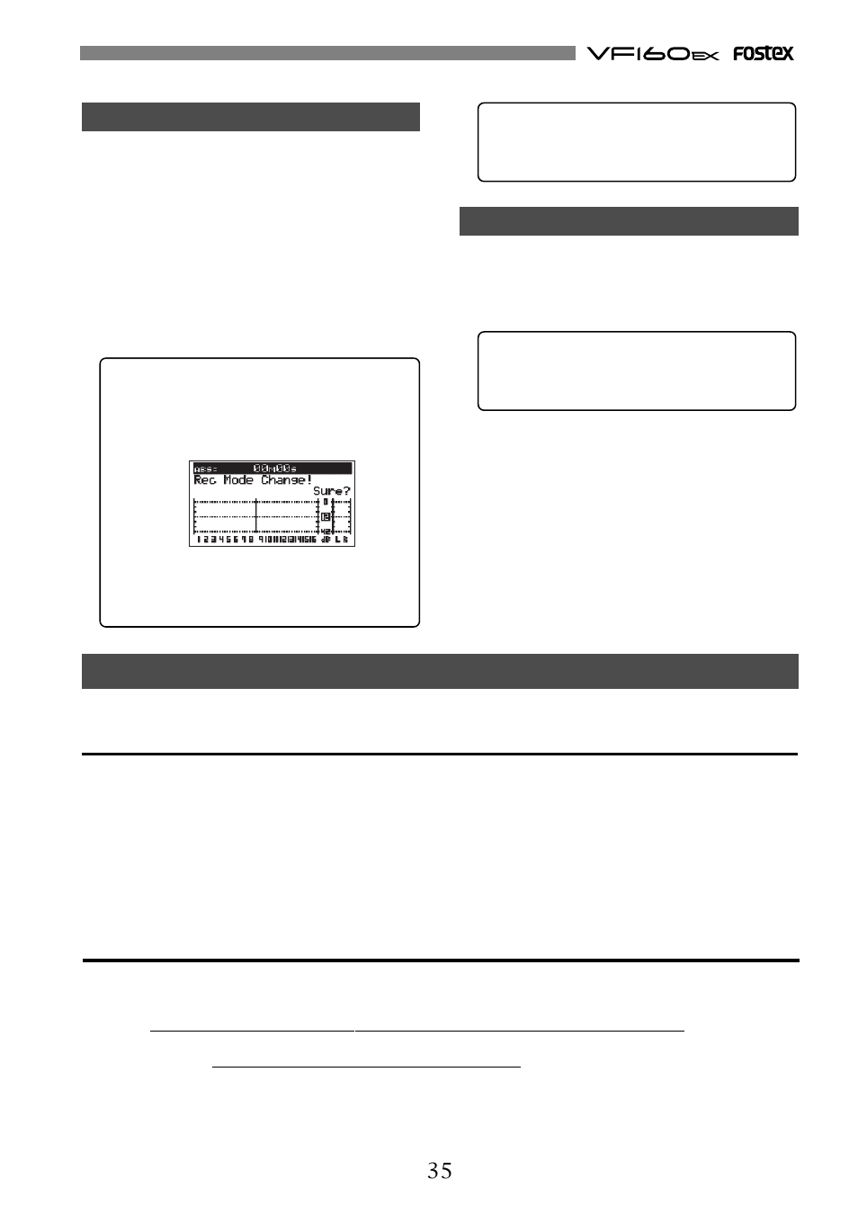 Fostex VF160EX User Manual | Page 35 / 156