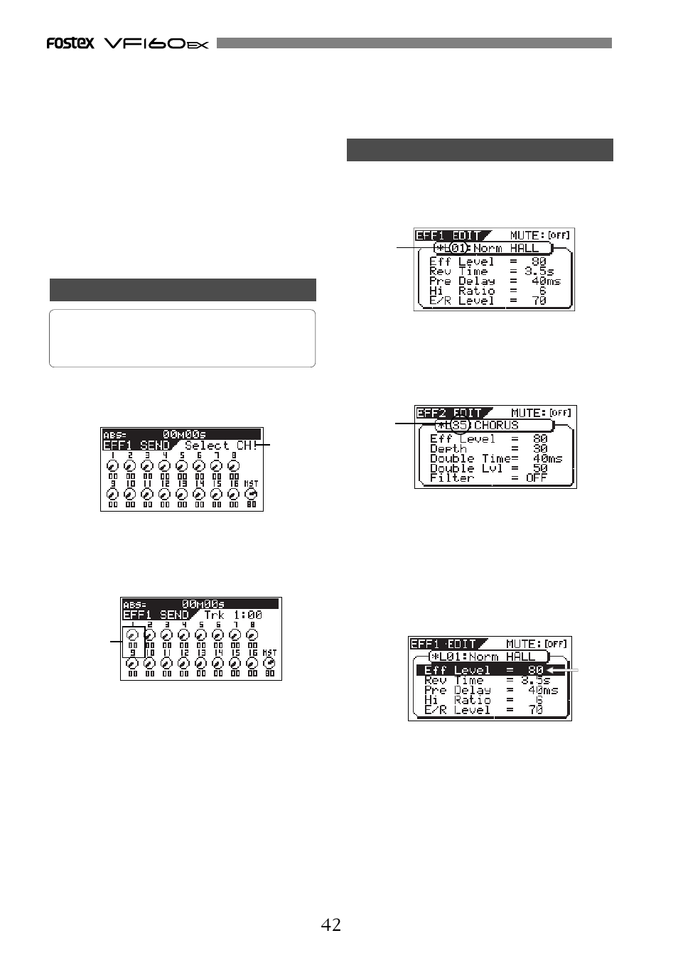 Fostex VF160EX User Manual | Page 42 / 156