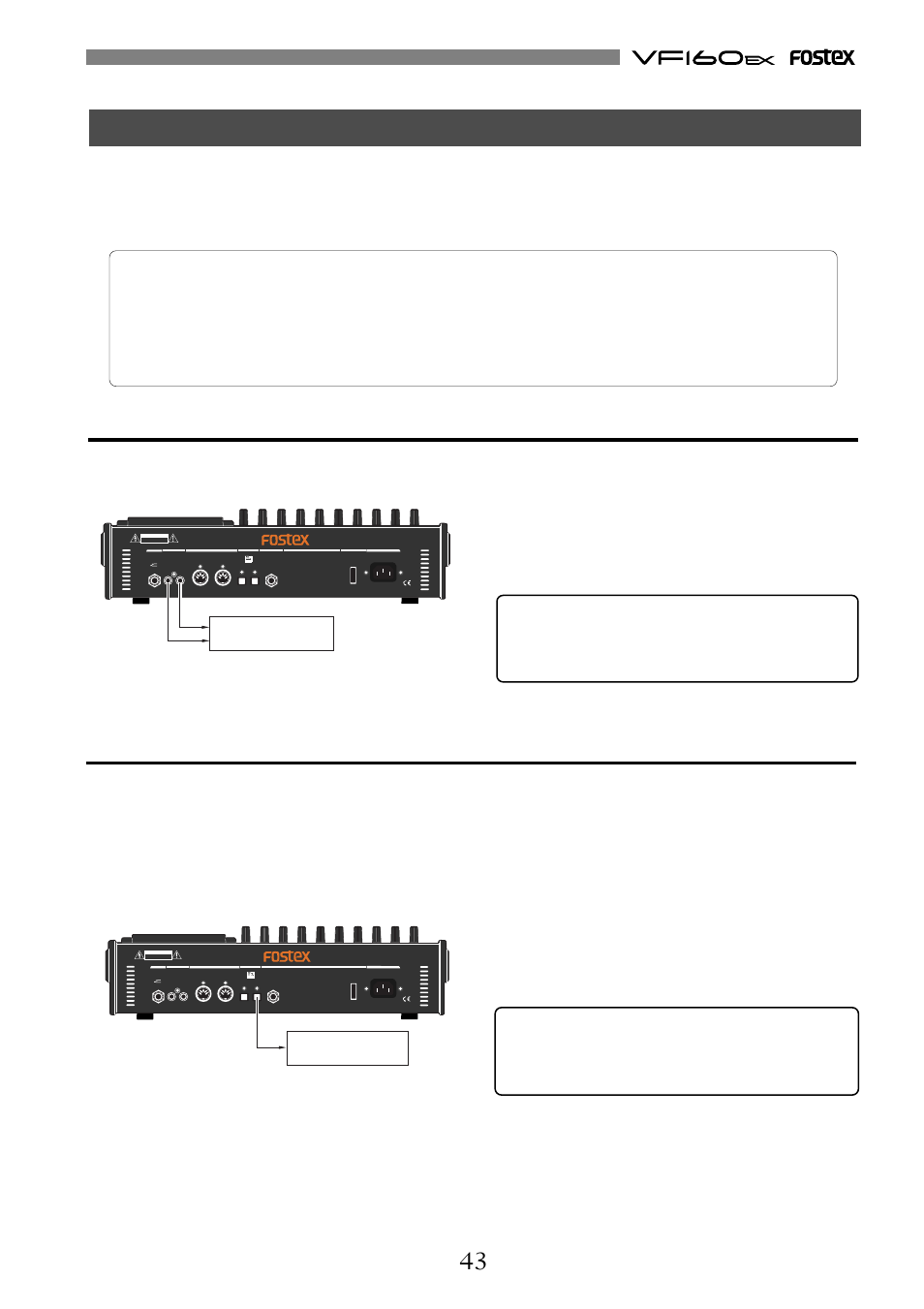 Optical, Risk of electric shock do not open | Fostex VF160EX User Manual | Page 43 / 156