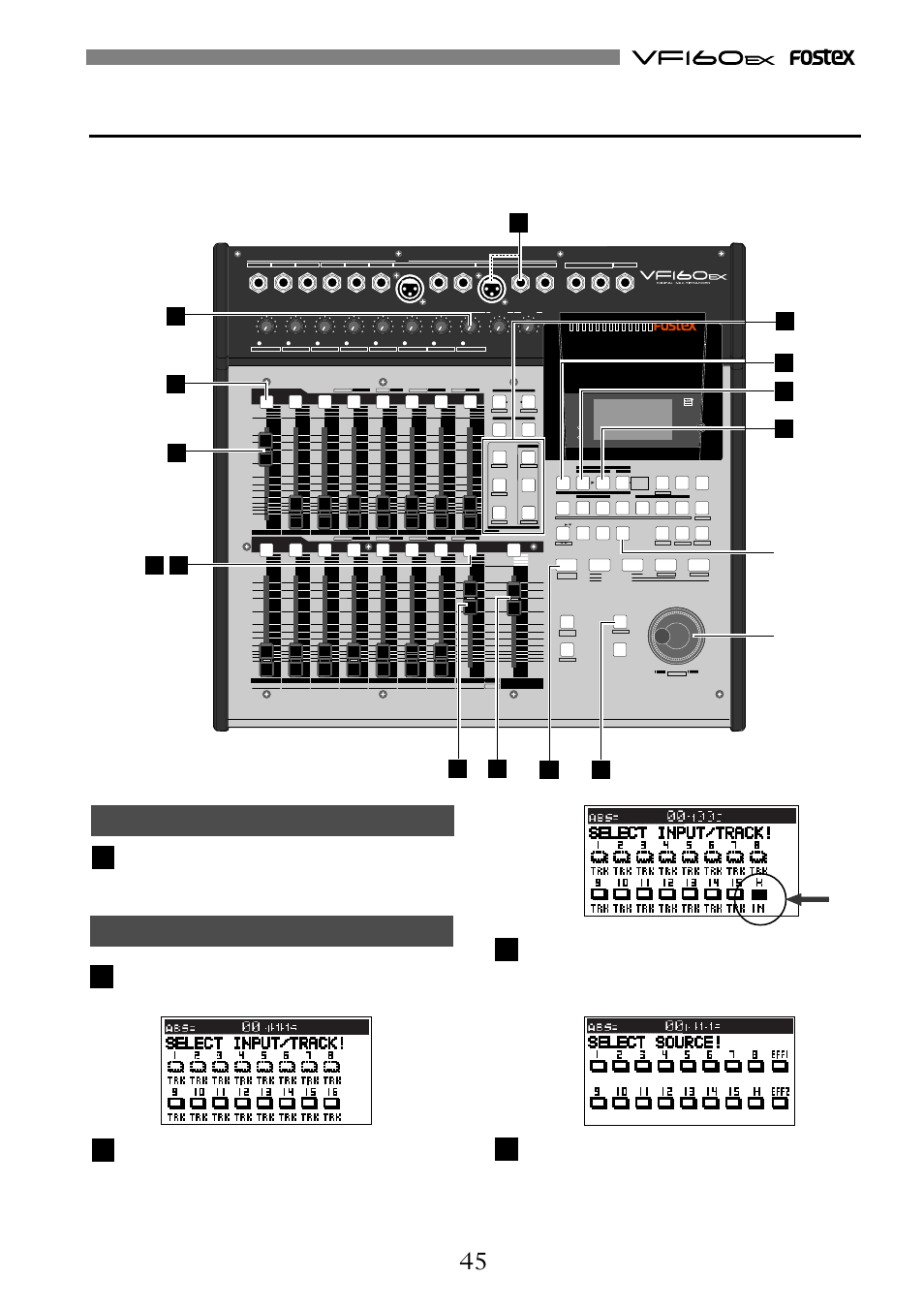 Fostex VF160EX User Manual | Page 45 / 156