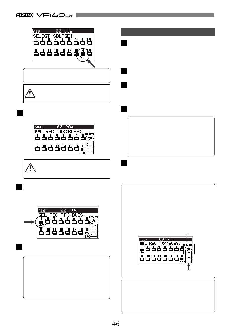 Fostex VF160EX User Manual | Page 46 / 156