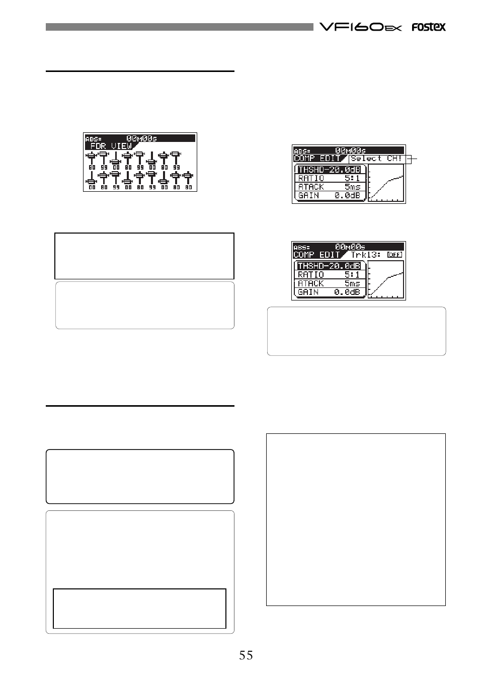 Fostex VF160EX User Manual | Page 55 / 156