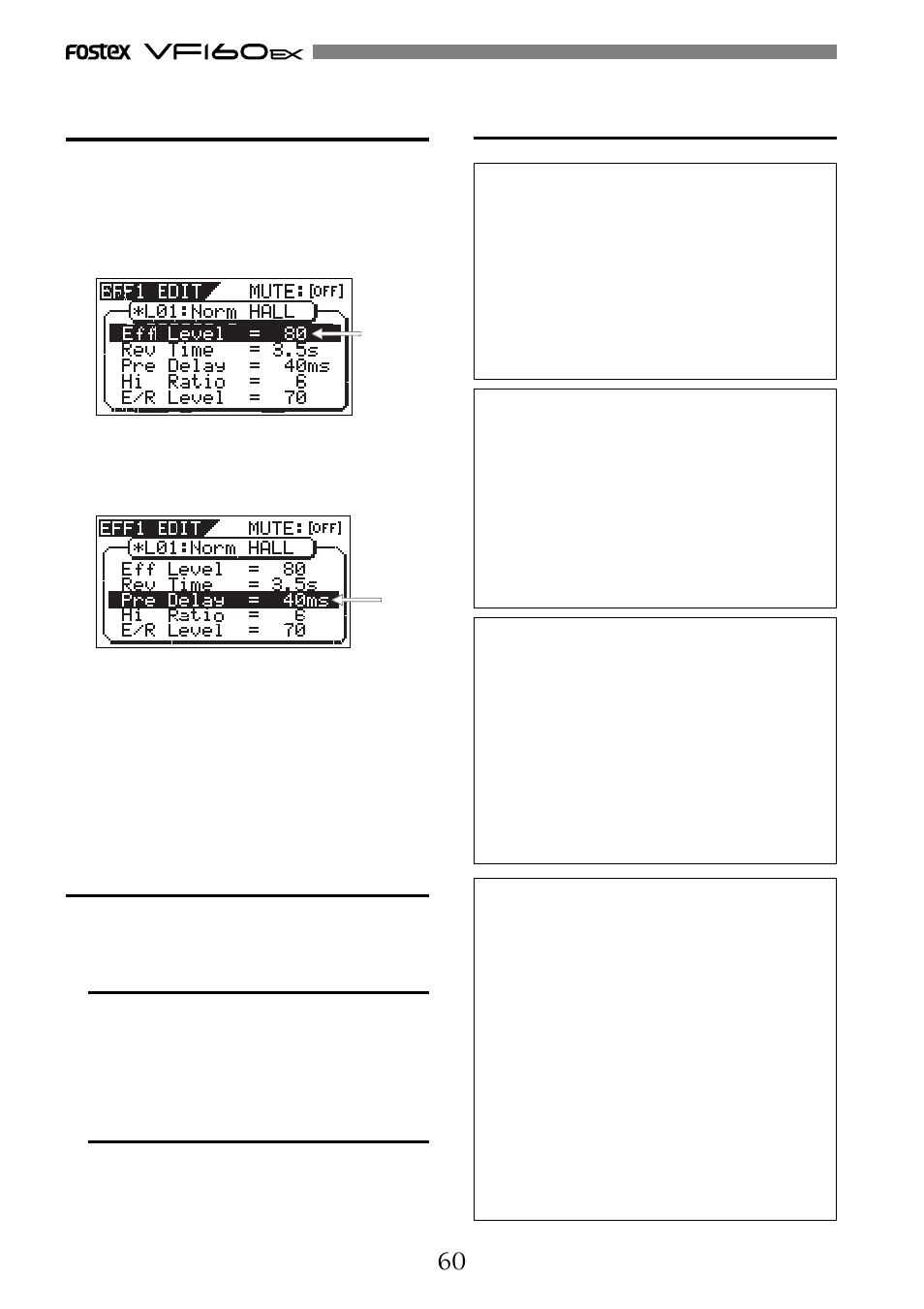 Fostex VF160EX User Manual | Page 60 / 156