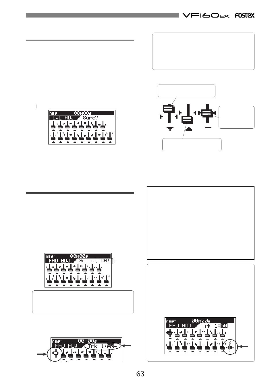 Fostex VF160EX User Manual | Page 63 / 156