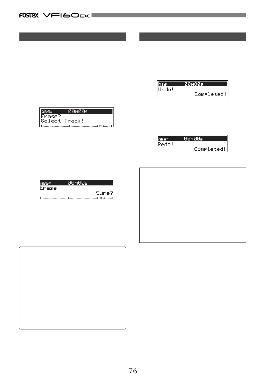 Fostex VF160EX User Manual | Page 76 / 156