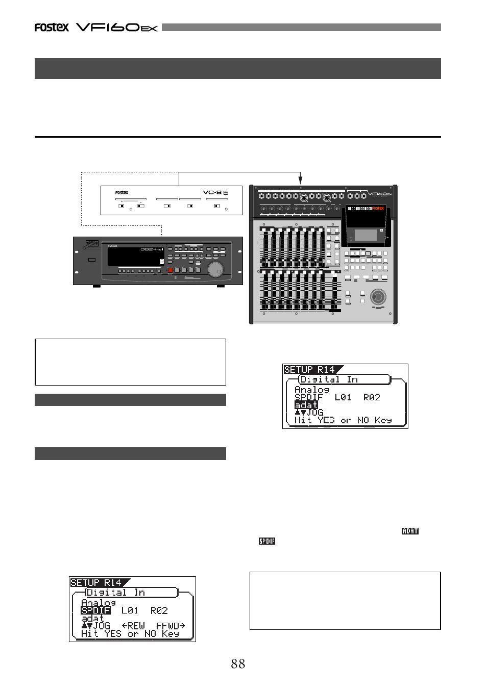 Fostex VF160EX User Manual | Page 88 / 156