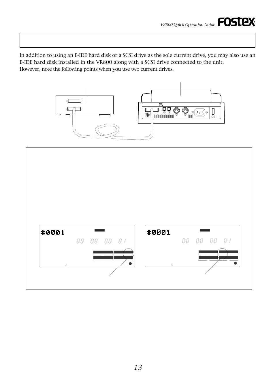 Vr800 quick operation guide | Fostex VR800 User Manual | Page 13 / 24
