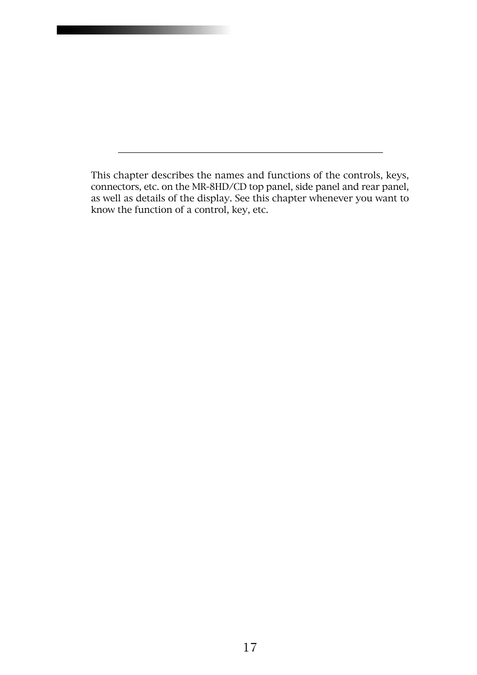 Names and functions | Fostex MR-8CD User Manual | Page 17 / 148
