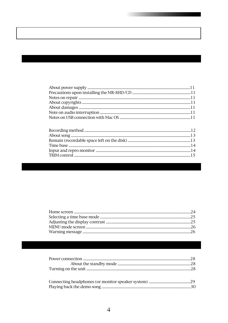Fostex MR-8CD User Manual | Page 4 / 148
