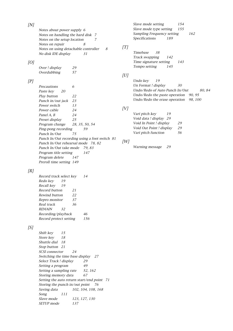 Fostex D-108 User Manual | Page 139 / 141