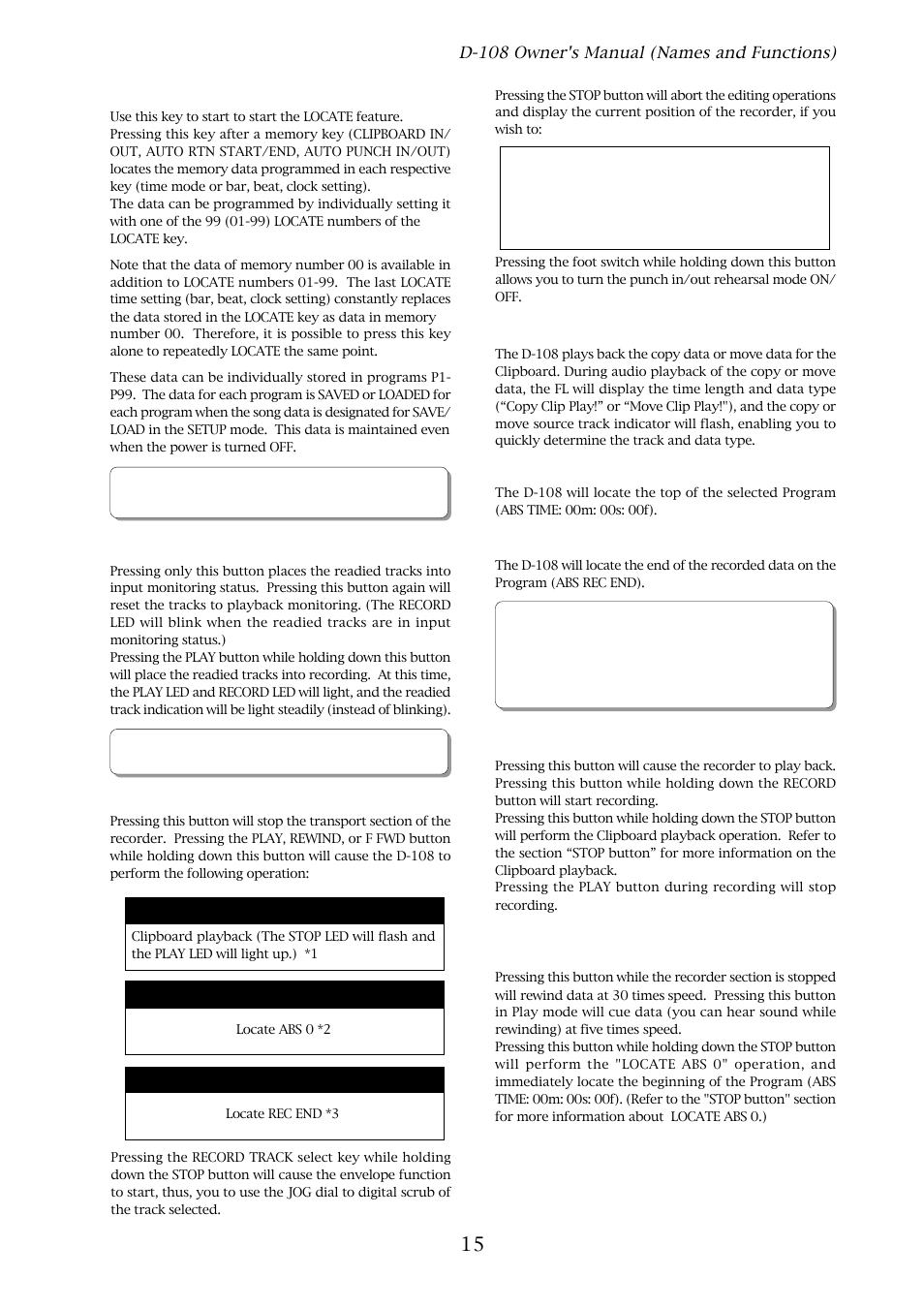 Fostex D-108 User Manual | Page 15 / 141