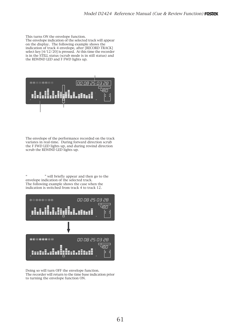 Fostex D2424 User Manual | Page 61 / 147