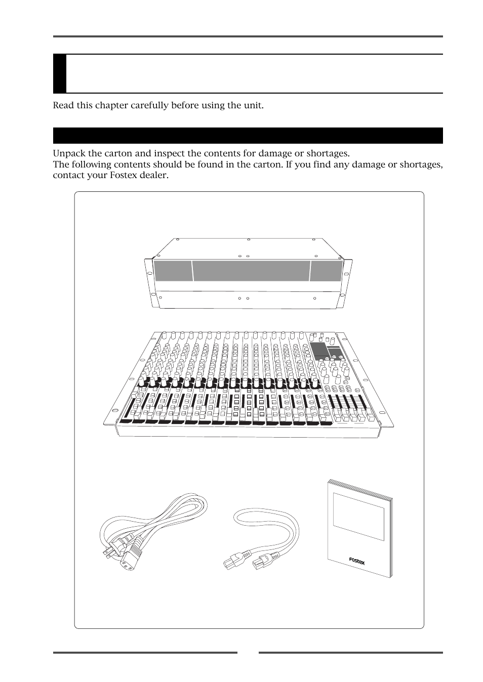 Before using the unit | Fostex LM16 User Manual | Page 11 / 48