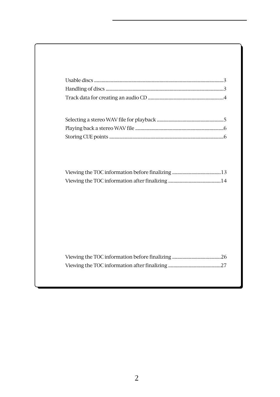 Fostex MR-8HD/CD User Manual | Page 2 / 28