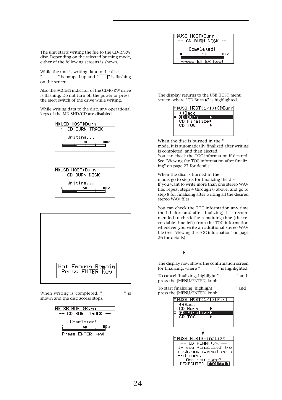 Mr-8hd/cd supplementary manual | Fostex MR-8HD/CD User Manual | Page 24 / 28