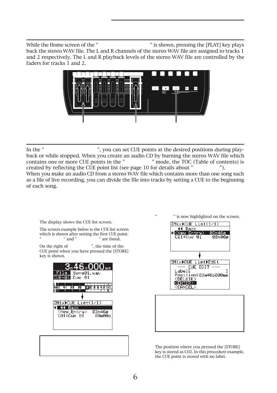 Playing back a stereo wav file, Mr-8hd/cd supplementary manual | Fostex MR-8HD/CD User Manual | Page 6 / 28