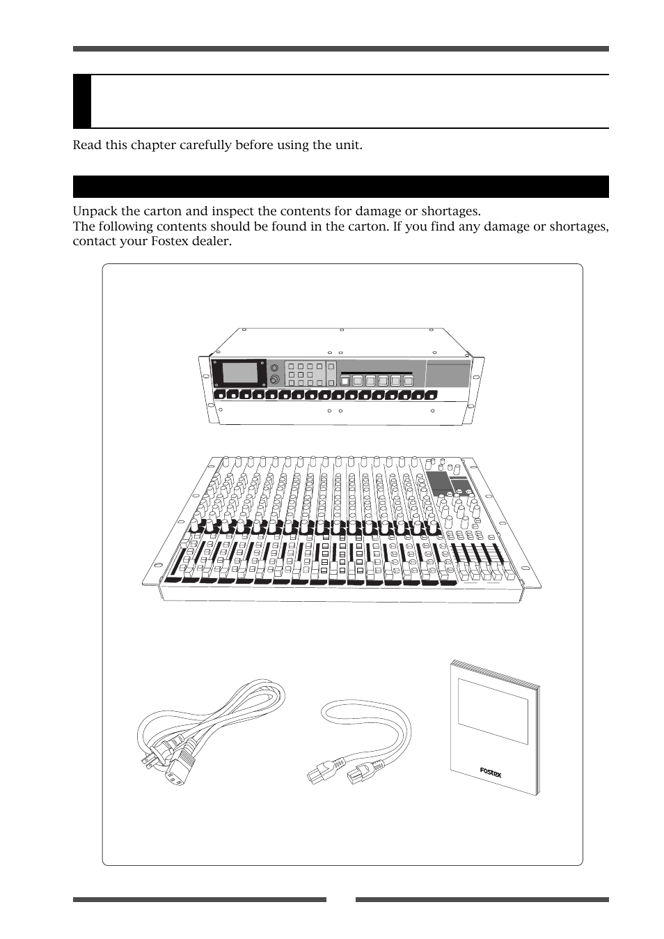 Before using the unit | Fostex LIVE RECORDING MIXER LR16 User Manual | Page 13 / 92