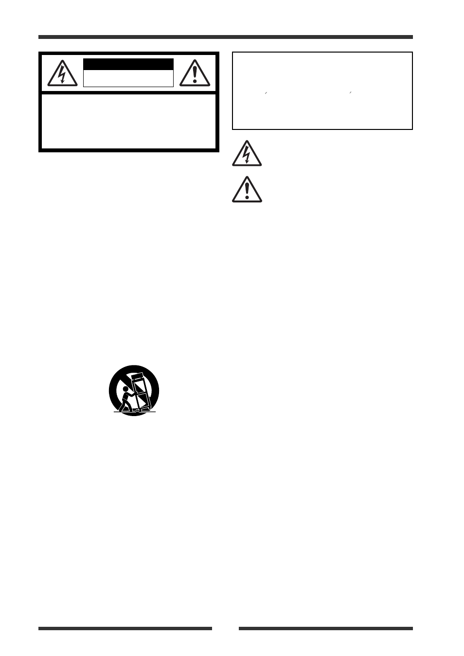 Safety instructions, Warning, Caution | Fostex LIVE RECORDING MIXER LR16 User Manual | Page 2 / 92