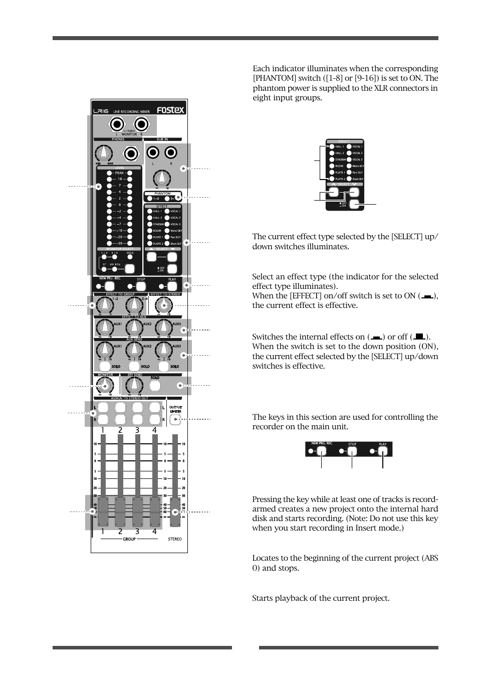 Ab c | Fostex LIVE RECORDING MIXER LR16 User Manual | Page 25 / 92