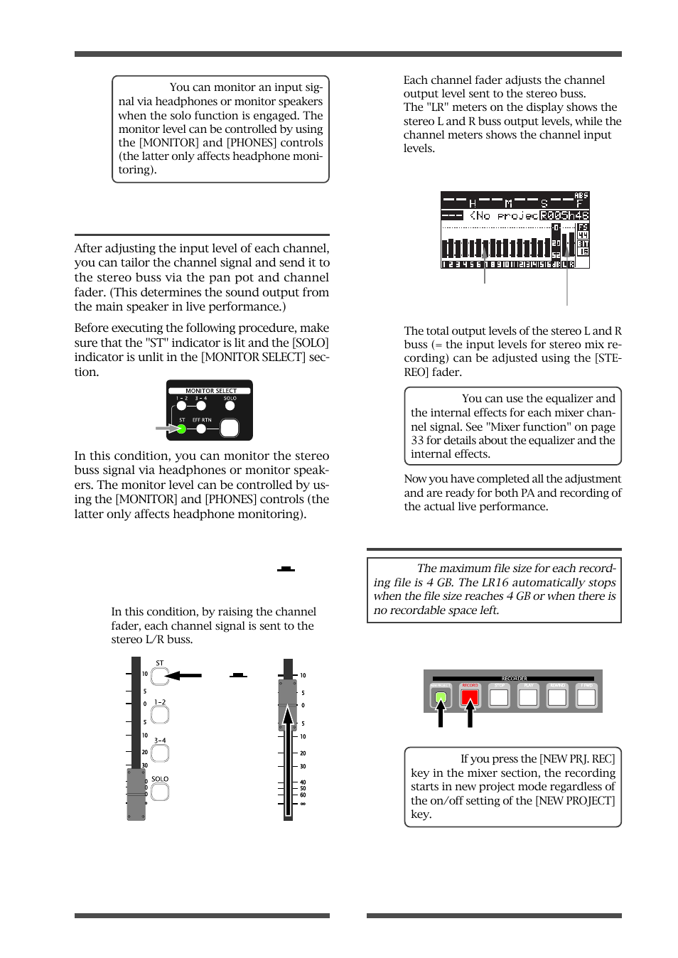 Fostex LIVE RECORDING MIXER LR16 User Manual | Page 49 / 92