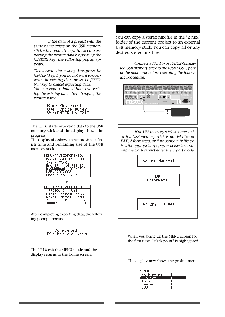 Fostex LIVE RECORDING MIXER LR16 User Manual | Page 70 / 92