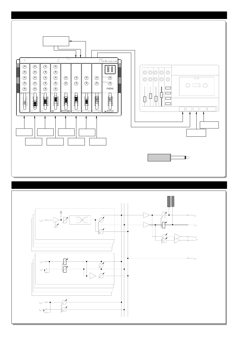 Connecting the external equipment, Block diagram, Multitracker mn12 | Effect unit, Sound source 10 | Fostex MN12 User Manual | Page 3 / 4