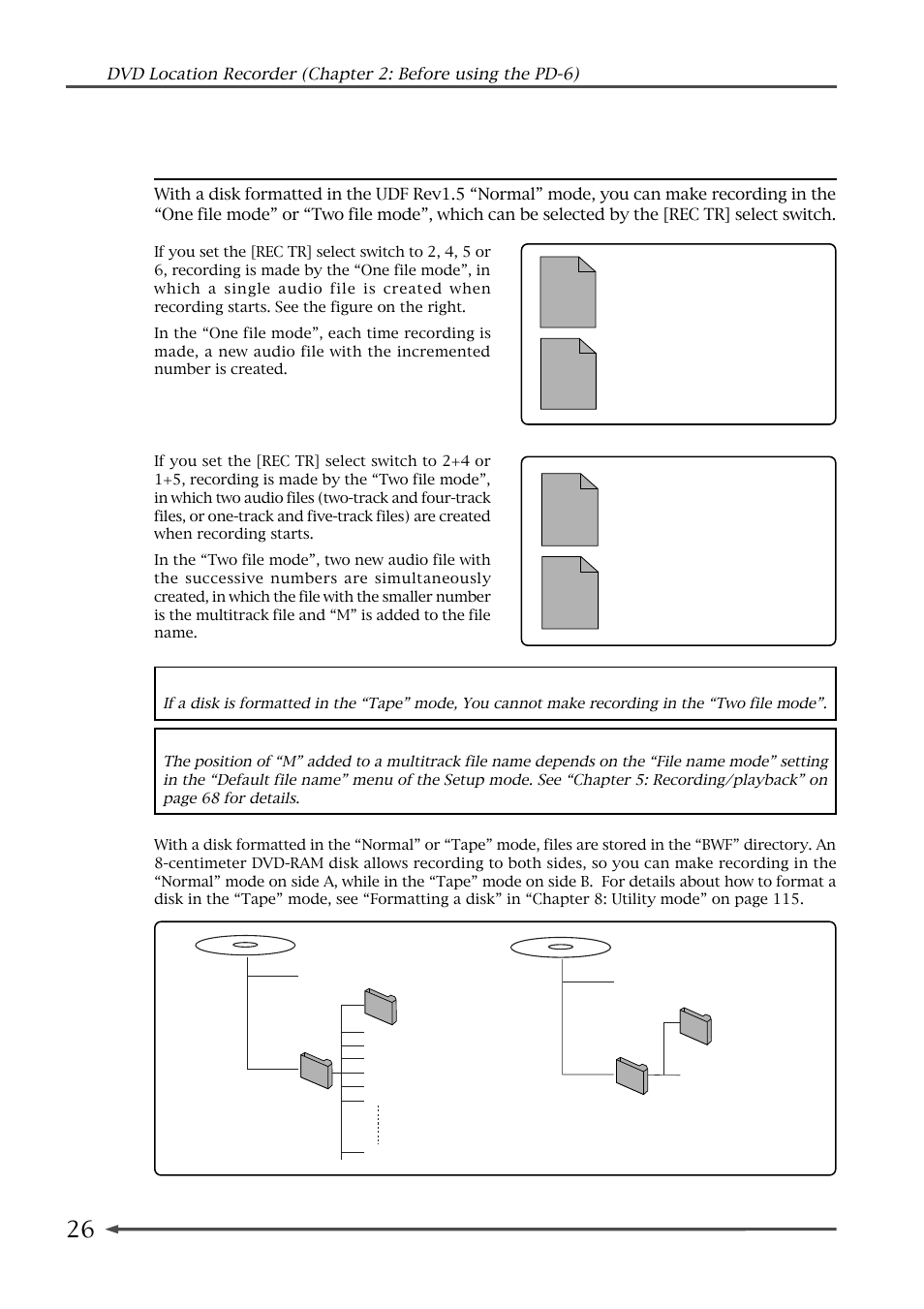 About recording modes | Fostex PD-6 User Manual | Page 28 / 150