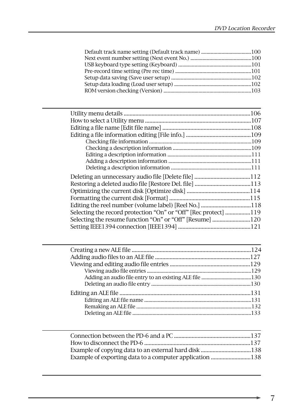Fostex PD-6 User Manual | Page 9 / 150