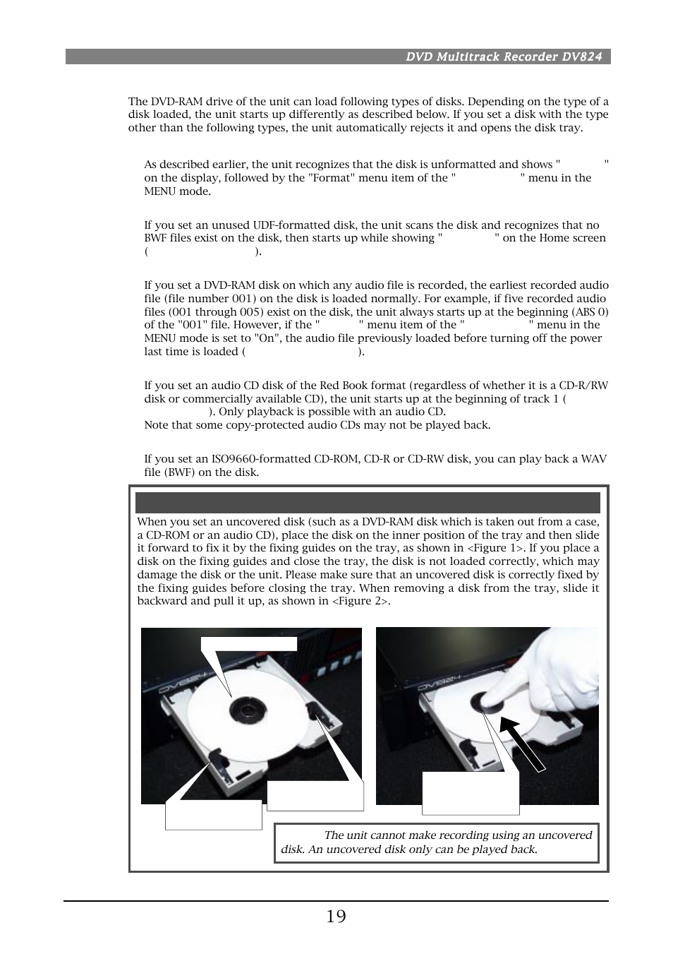 Fostex DV824 User Manual | Page 19 / 162