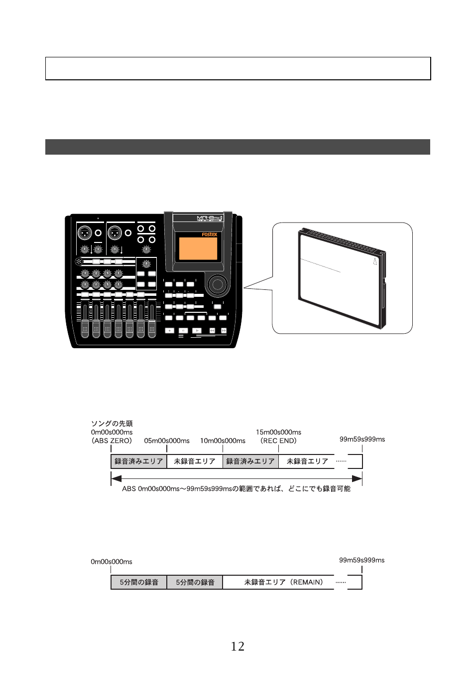 Comp actflash card | Fostex MR-8MKII User Manual | Page 12 / 152