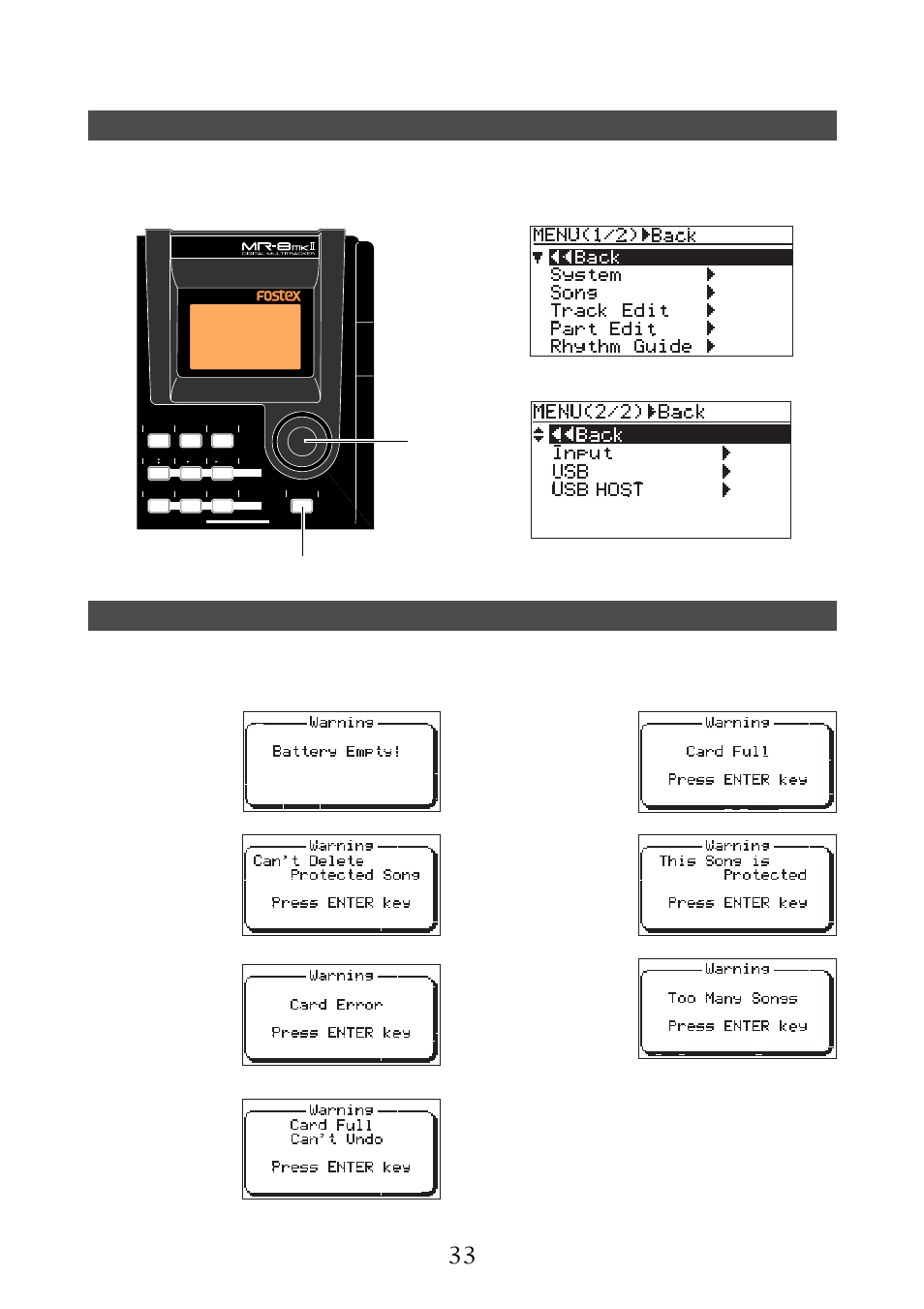 Fostex MR-8MKII User Manual | Page 33 / 152
