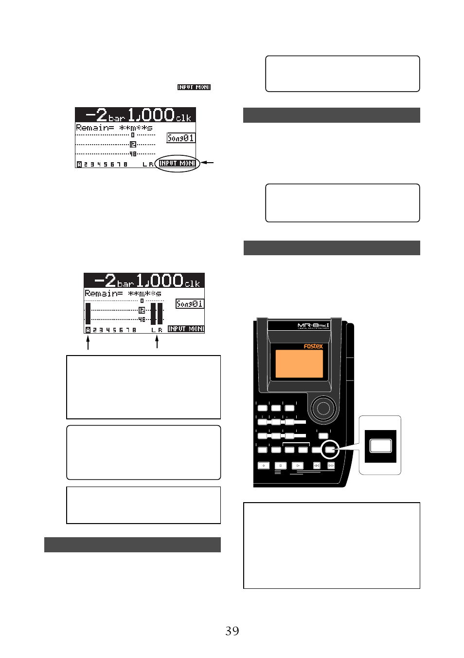 Line mic, Delete undo/redo | Fostex MR-8MKII User Manual | Page 39 / 152