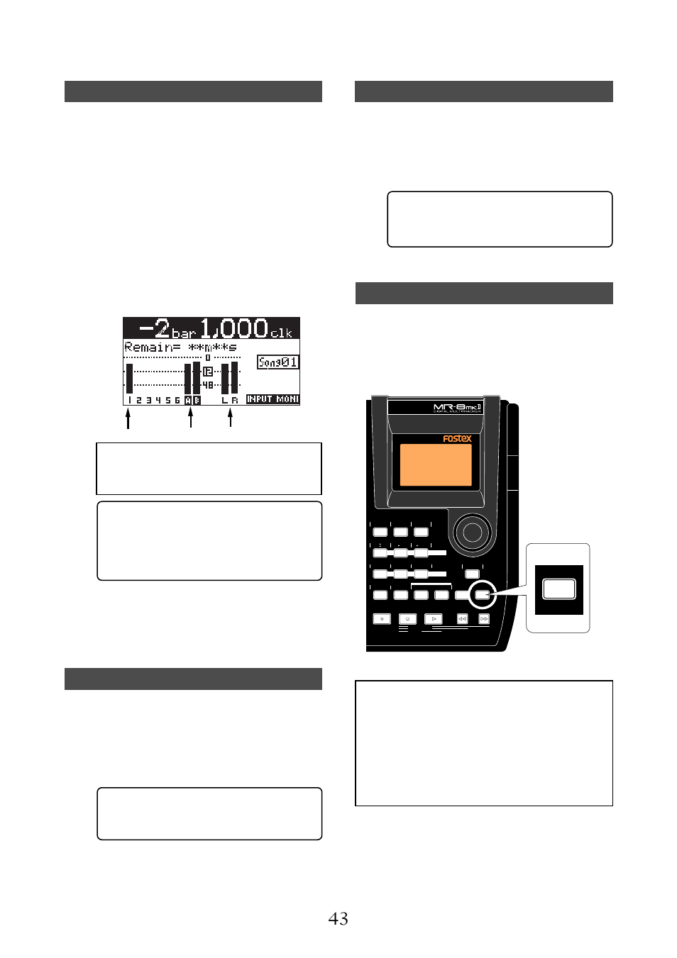 Line mic, Delete undo/redo | Fostex MR-8MKII User Manual | Page 43 / 152