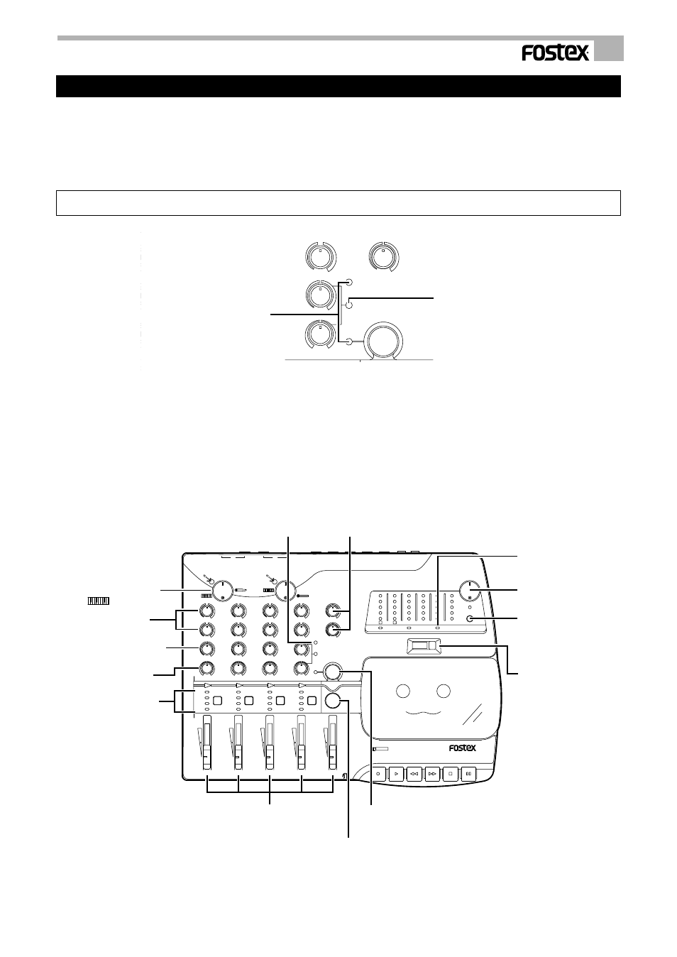 Basic operation: “let’s record, Initial mode after the x-34 is powered on, Initial setup of the x-34 | Model x-34 owner’s manual, Monitor mon mix aux, Down track | Fostex X-34 User Manual | Page 9 / 30