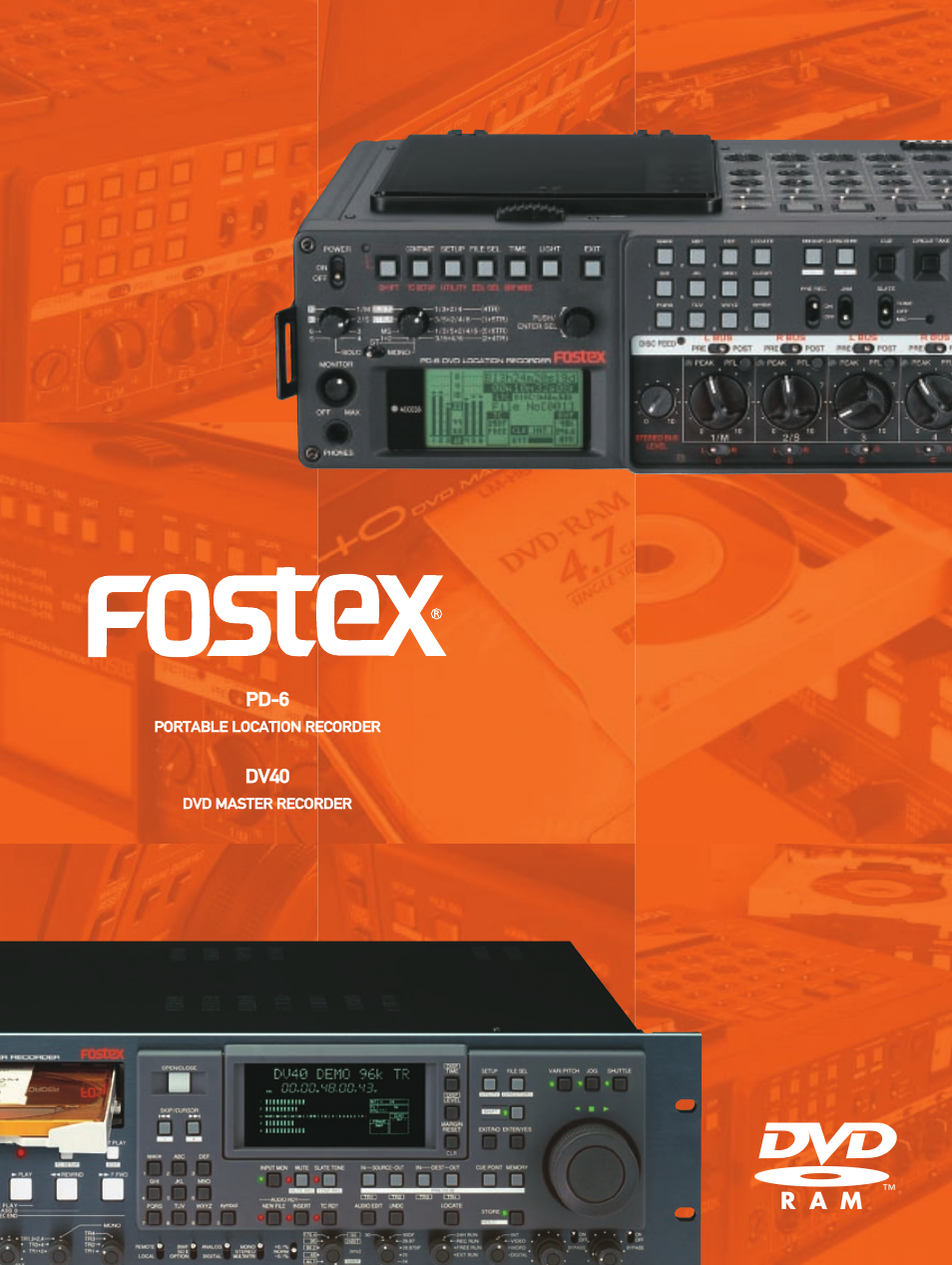 Fostex PD-6/DV40 User Manual | 8 pages