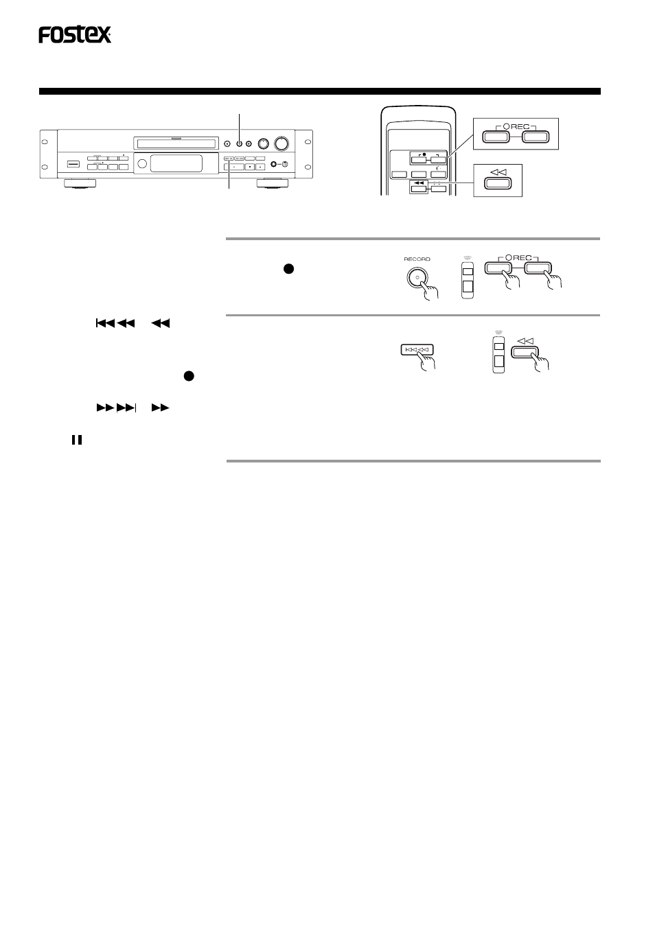 Convenient functions for recording | Fostex CR300 User Manual | Page 28 / 48