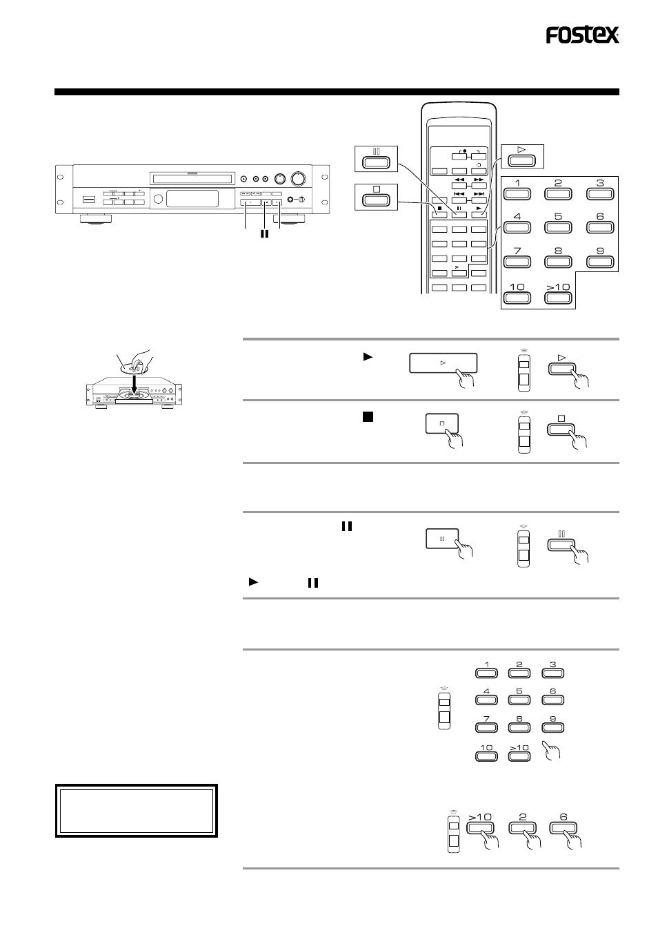 Playback, Starting playback, Press the play ( ) button | Fostex CR300 User Manual | Page 35 / 48
