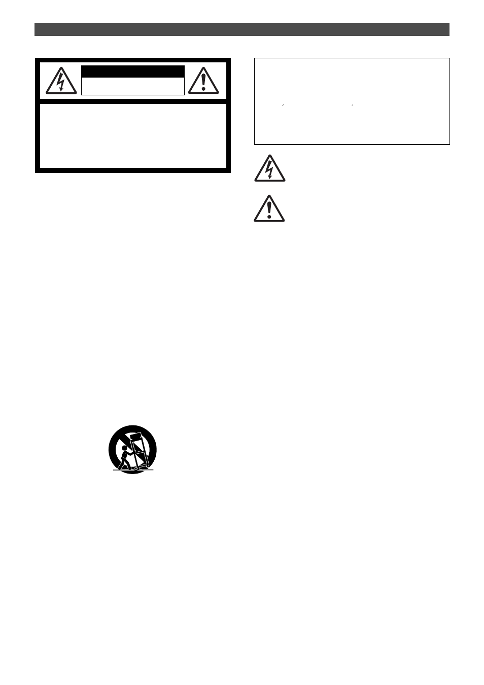 Safety instructions, Warning, Caution | Fostex FD-4 User Manual | Page 2 / 100