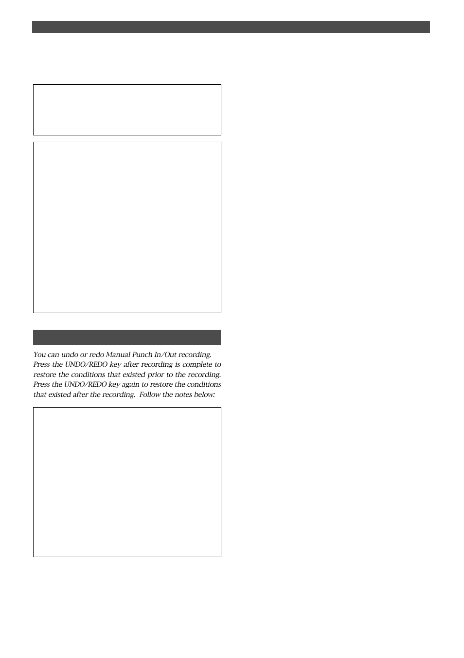 Undo/redo manual punch in/out recording | Fostex FD-4 User Manual | Page 48 / 100