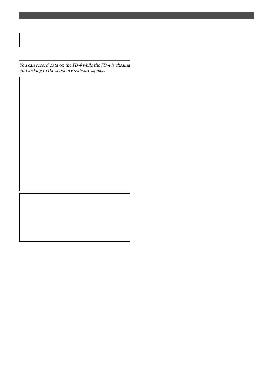 Recording | Fostex FD-4 User Manual | Page 75 / 100