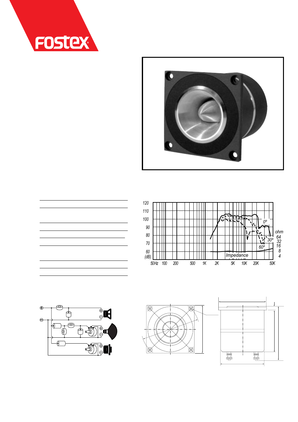 Fostex FT66H User Manual | 1 page