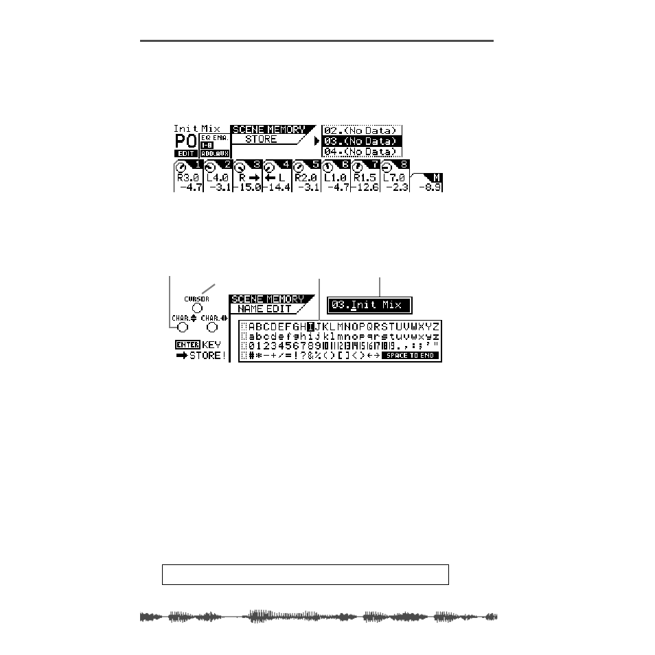 Storing mix scenes | Fostex VM200 User Manual | Page 154 / 234