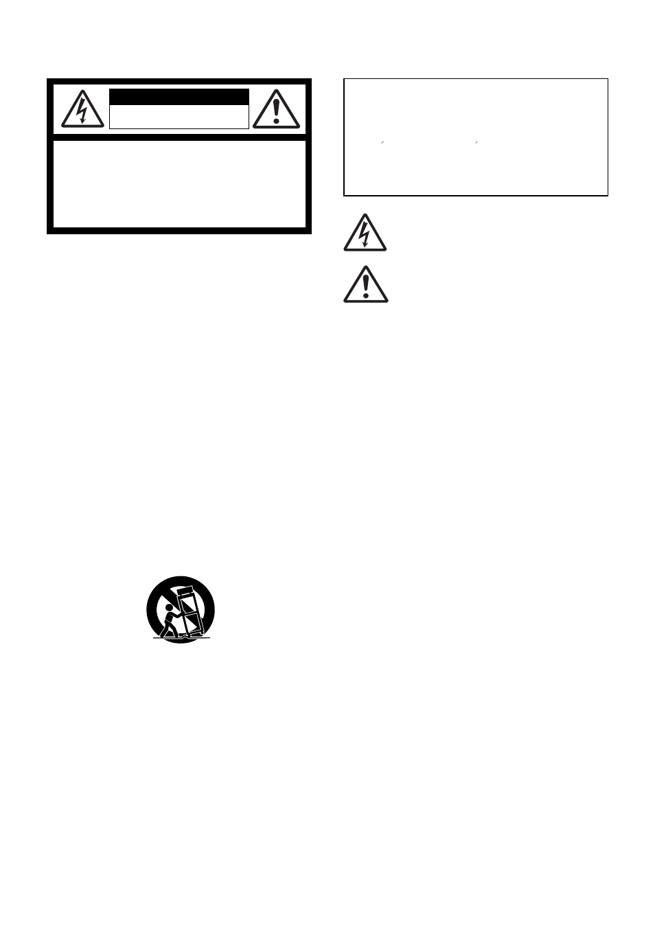 Safety instructions, Warning, Caution | Fostex VM200 User Manual | Page 2 / 234