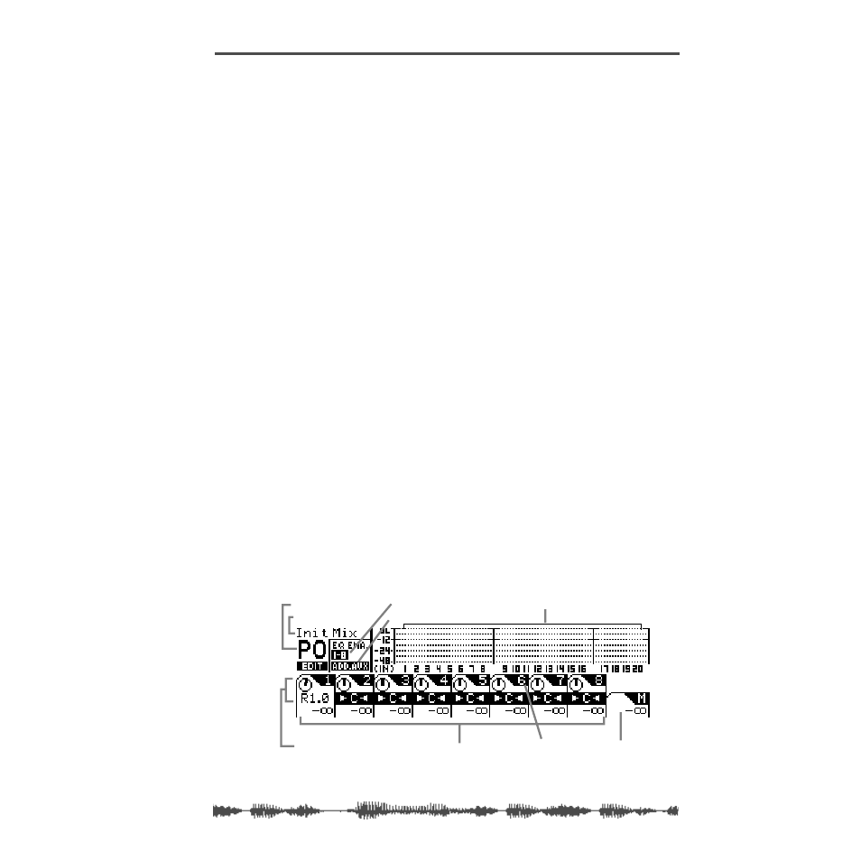 Lower and raise faders to initiate sends, Reading the display | Fostex VM200 User Manual | Page 49 / 234