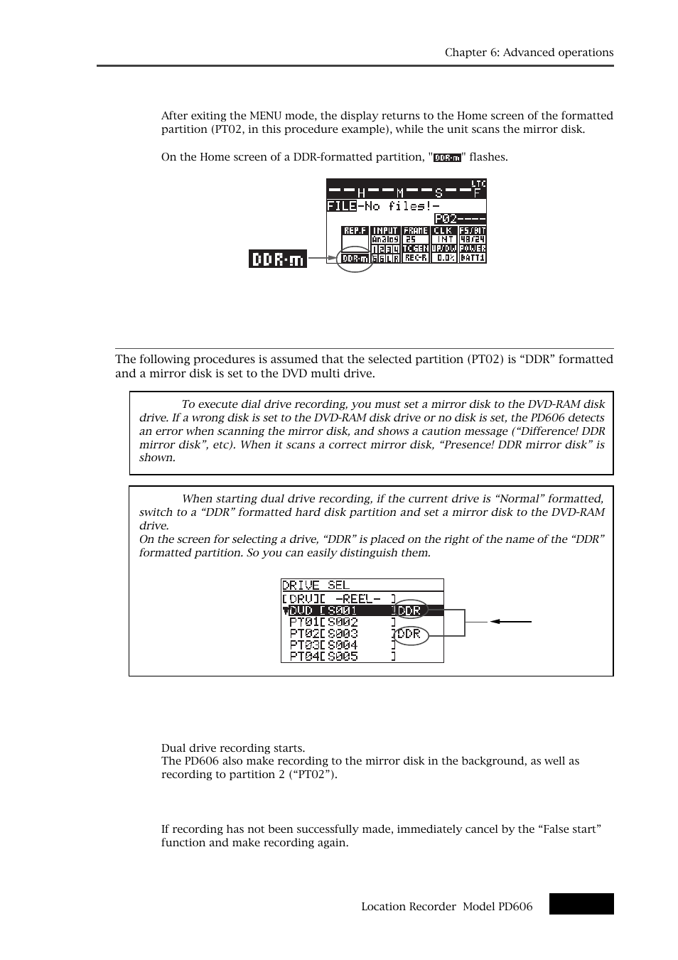 Making dual drive recording | Fostex PD606 User Manual | Page 117 / 226